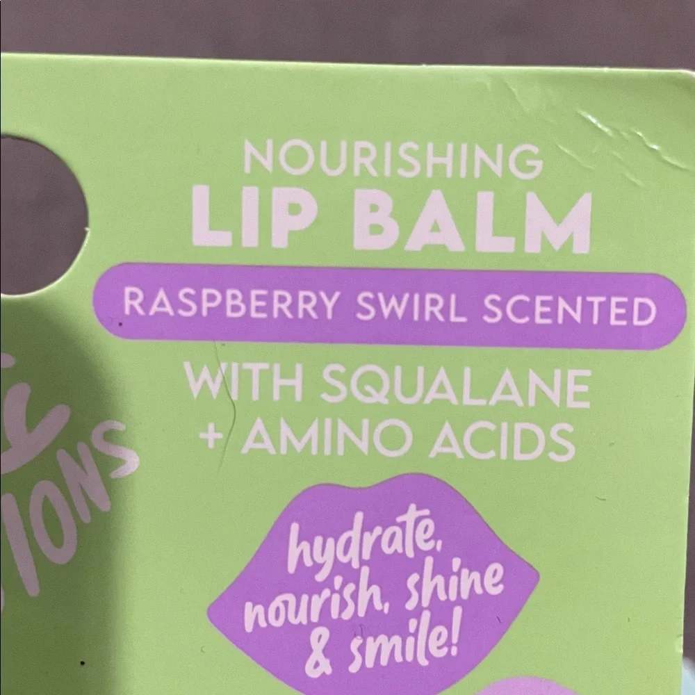 BEAUTY IMPRESSIONS ROUND LIP BALMS Squalane & Amino Acids Full Collection of 4